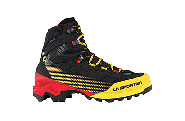 Image of La Sportiva Aequilibrium ST GTX Mountaineering Shoes - Mens, Black/Yellow, 45.5, Medium, 31A-999100-45.5