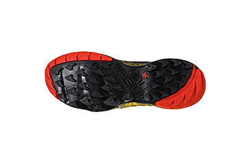 Image of La Sportiva Akasha II Running Shoes - Mens, Black/Yellow, 40.5, 56A-999100-40.5
