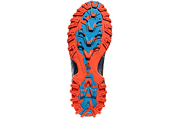 Image of La Sportiva Bushido III Wide Road Running Shoes - Mens, Deep Sea/Cherry Tomato W, 44.5, 56U-643322W-44.5