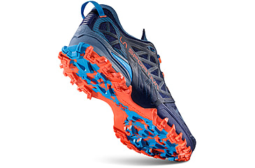 Image of La Sportiva Bushido III Wide Road Running Shoes - Mens, Deep Sea/Cherry Tomato W, 44.5, 56U-643322W-44.5