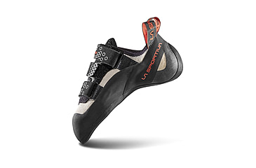 Image of La Sportiva Miura VS Climbing Shoes - Womens, White/Cherry Tomato, 41.5, ZFCS037-W00R22-41.5