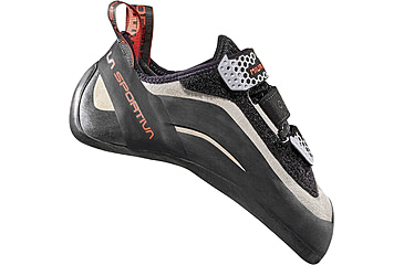 Image of La Sportiva Miura VS Climbing Shoes - Womens, White/Cherry Tomato, 41.5, ZFCS037-W00R22-41.5