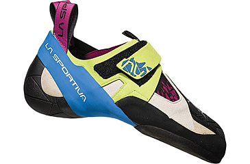 Image of La Sportiva Skwama Climbing Shoes - Women's, Apple Green/Cobalt Blue, 36, ZFCS012-E05B13-36