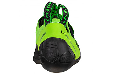 Image of La Sportiva Skwama Vegan Climbing Shoes - Men's, Black/Flash Green, 42.5, ZFCS032-K00E24-42.5