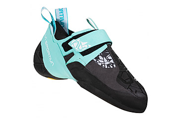 Image of La Sportiva Skwama Vegan Shoes - Womens, Carbon/Turquoise, 35, ZFCS033-G00B16-35
