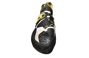 Image of La Sportiva Solution Climbing Shoes - Mens, White/Yellow, 43.5, ZFCS013-W00Y00-43.5