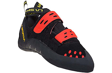 Image of La Sportiva Tarantula Climbing Shoes - Men's, Black/Poppy, 37.5, 30J-999311-37.5