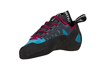 Image of La Sportiva Tarantulace Climbing Shoes - Womens, Topaz/Red Plum, 41.5, 30M-624502-41.5
