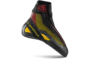 Image of La Sportiva TC Extreme Climbing Shoes - Mens, Black/Yellow, 38, ZFCS040-K00Y00-38