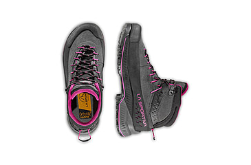 Image of La Sportiva TX4 Evo Mid GTX Shoes - Womens, Carbon/Springtime, 36, ZFAS048-G00P11-36