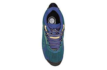 Image of La Sportiva Wildcat 2.0 GTX Running Shoes - Womens, Jungle/Cobalt Blue, 37.5, 35E-721613-37.5