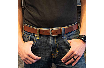 Image of Lejon Carry The Line Leather Belt - Mens, Black, 36, VA-31731-36