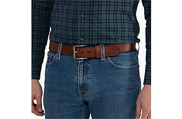 Image of Lejon Navajo Leather Belt - Mens, Peanut, 42, VB-7053-42