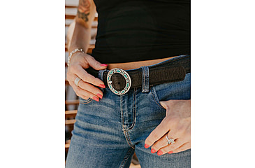 Image of Lejon Nostlagia Leather Belt - Womens, Black, Small, VB-66141-S