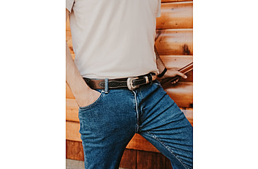 Image of Lejon Ranger Leather Belt - Mens, Ranger Black, 32, VB-64201-32