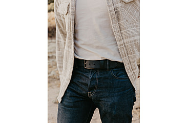 Image of Lejon Rough Country EDC Leather Belt, Black, 40, VA-66651-40