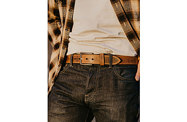 Image of Lejon Rough Country EDC Leather Belt, Brown, 38, VA-66652-38