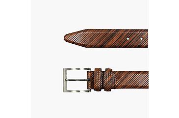 Image of Lejon The Beveled Edge Leather Belt - Mens, Brown, 44, L-14333-44
