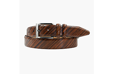 Image of Lejon The Beveled Edge Leather Belt - Mens, Brown, 44, L-14333-44
