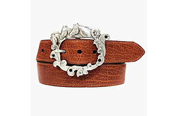 Image of Lejon Vaquera Leather Belt - Womens, Peanut, Large, VB-65774-LRG