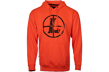 Image of Leupold Distressed Reticle Performance Hoodies - Men's, Blaze Orange, 2XL, 184047