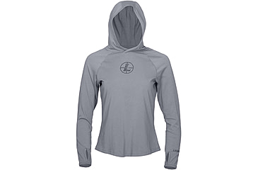 Image of Leupold Lightweight UPF Hoodie - Womens, Gray, Extra Small, 181161