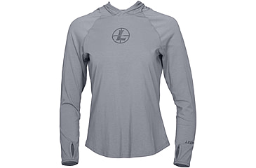 Image of Leupold Lightweight UPF Hoodie - Womens, Gray, Extra Small, 181161