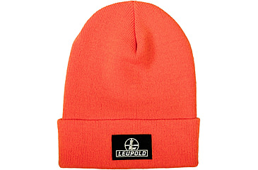 Image of Leupold Reticle Beanie, Blaze Orange, One Size, 180410