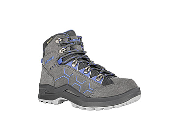 Image of Lowa Kody Evo GTX Mid Junior - Unisex, Anthracite/Blue, M300, 197827026099