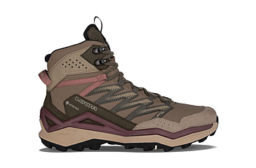 Image of Lowa Maddox Pro GTX Mid Hiking Shoes - Womens, Desert/Old Rose, 8.5, 197827040903