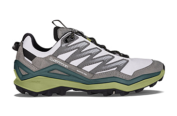 Image of Lowa Maddox Pro Lo Hiking Shoes - Mens, Grey/Fern, 12, 197827042709