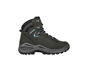 Image of Lowa Renegade Evo GTX Mid Ws - Womens, Asphalt/Turquoise, 7, 197827027232
