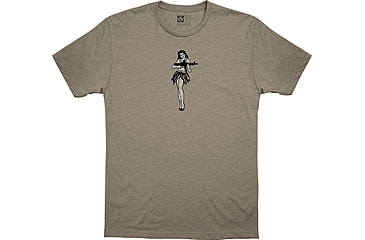 Image of Magpul Industries Hula Girl CVC T-Shirt, Stone Gray, Small, MAG1117-039-S