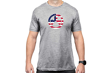 Image of Magpul Industries Independence Icon T-Shirt - Mens, Athletic Gray Heather, Short Sleeve, Small, MAG1281030S