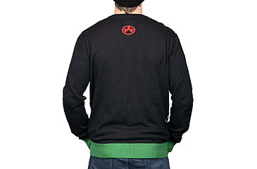 Image of Magpul Industries Ugly Christmas Sweater Button Down, Krampus, Small, MAG1198-BLK-S