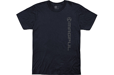 Image of Magpul Industries Vert Logo Cotton T-Shirt, Navy, Medium, MAG1113-410-M