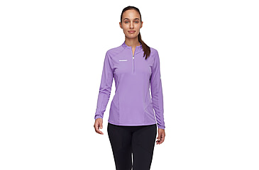 Image of Mammut Aenergy FL Half Zip Longsleeve - Womens, Lavandin, XS, 1016-01340-6434-112