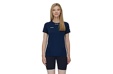 Image of Mammut Aenergy FL T-Shirts - Womens, Marine, Large, 1017-05020-5118-115
