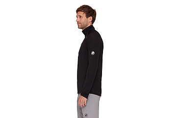 Image of Mammut Aenergy Light ML Half Zip Pull Jacket - Mens, Black, M, 1014-05521-0001-114