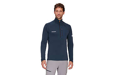 Image of Mammut Aenergy Light ML Half Zip Pull Jacket - Mens, Marine, L, 1014-05521-5118-115