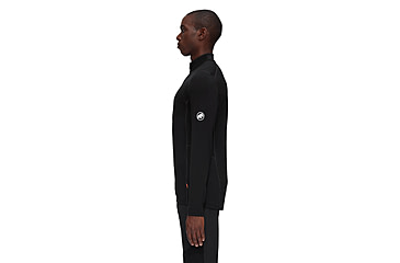 Image of Mammut Aenergy ML Half Zip Pull Top - Mens, Black, XXL, 1016-01100-0001-117