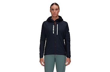 Image of Mammut Aenergy WB Hooded Jacket - Womens, Black, S, 1012-00591-0001-113