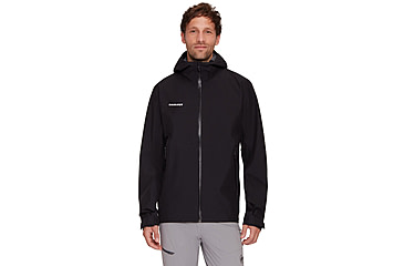 Image of Mammut Alto Light HS Hooded Jacket - Mens, Black, Extra Large, 1010-30660-0001-116