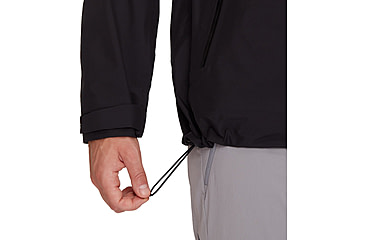 Image of Mammut Alto Light HS Hooded Jacket - Mens, Black, Extra Large, 1010-30660-0001-116