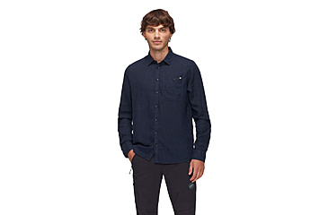 Image of Mammut Alvra Summer Long Sleeve Shirt - Mens, Marine, 3XL, 1015-01570-5118-118