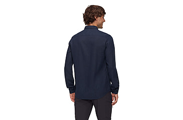 Image of Mammut Alvra Summer Long Sleeve Shirt - Mens, Marine, 3XL, 1015-01570-5118-118