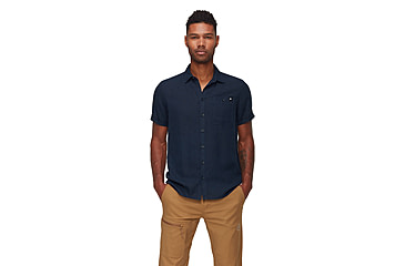 Image of Mammut Alvra Summer Shirt - Mens, Marine, 3XL, 1015-01580-5118-118