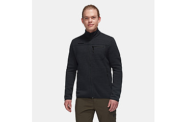 Image of Mammut Artiv IV ML Jacket - Mens, Black Melange, Large, 1014-05790-0033-115