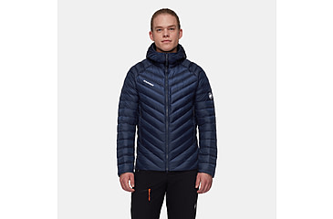 Image of Mammut Broad Peak IN Hooded Jacket - Mens, Marine/Black, Large, 1013-02961-5975-115
