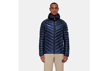 Image of Mammut Broad Peak IN Hooded Jacket - Mens, Marine/Black, Extra Large, 1013-02962-5975-116
